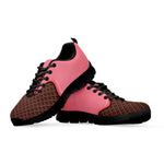 Strawberry Ice Cream Melted Print Black Sneakers