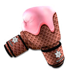 Strawberry Ice Cream Melted Print Boxing Gloves