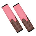 Strawberry Ice Cream Melted Print Car Seat Belt Covers