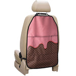 Strawberry Ice Cream Melted Print Car Seat Organizers