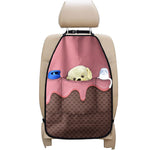 Strawberry Ice Cream Melted Print Car Seat Organizers