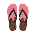 Strawberry Ice Cream Melted Print Flip Flops