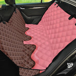 Strawberry Ice Cream Melted Print Pet Car Back Seat Cover