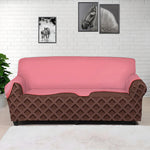 Strawberry Ice Cream Melted Print Sofa Cover