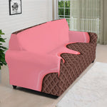 Strawberry Ice Cream Melted Print Sofa Cover