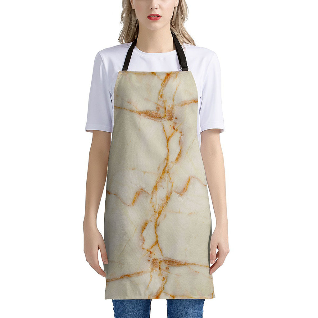 Sugar Brown Marble Print Apron