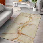 Sugar Brown Marble Print Area Rug GearFrost