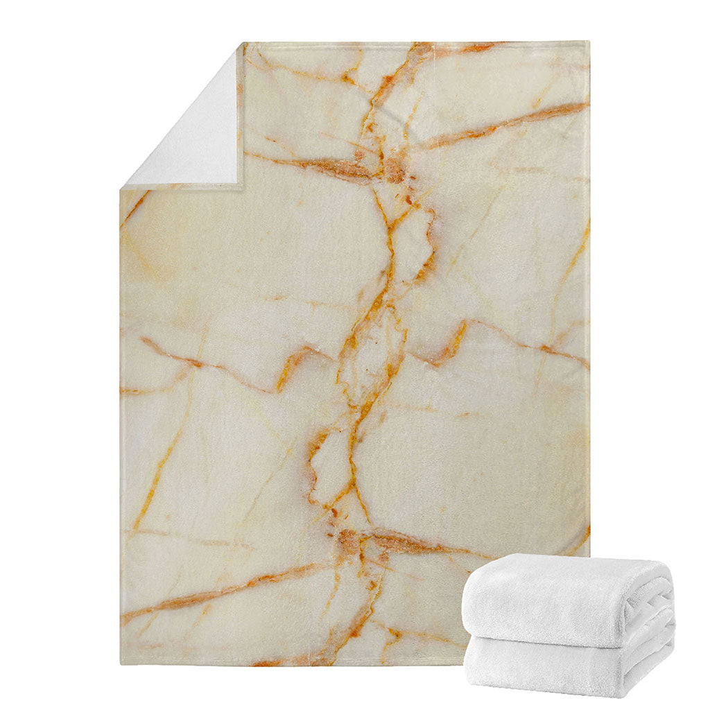 Sugar Brown Marble Print Blanket