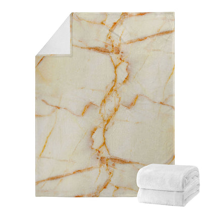Sugar Brown Marble Print Blanket