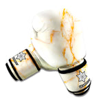 Sugar Brown Marble Print Boxing Gloves