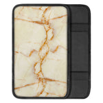 Sugar Brown Marble Print Car Center Console Cover