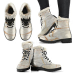 Sugar Brown Marble Print Comfy Boots GearFrost