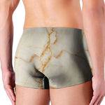 Sugar Brown Marble Print Men's Boxer Briefs