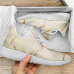 Sugar Brown Marble Print Mesh Knit Shoes GearFrost