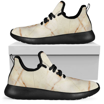 Sugar Brown Marble Print Mesh Knit Shoes GearFrost