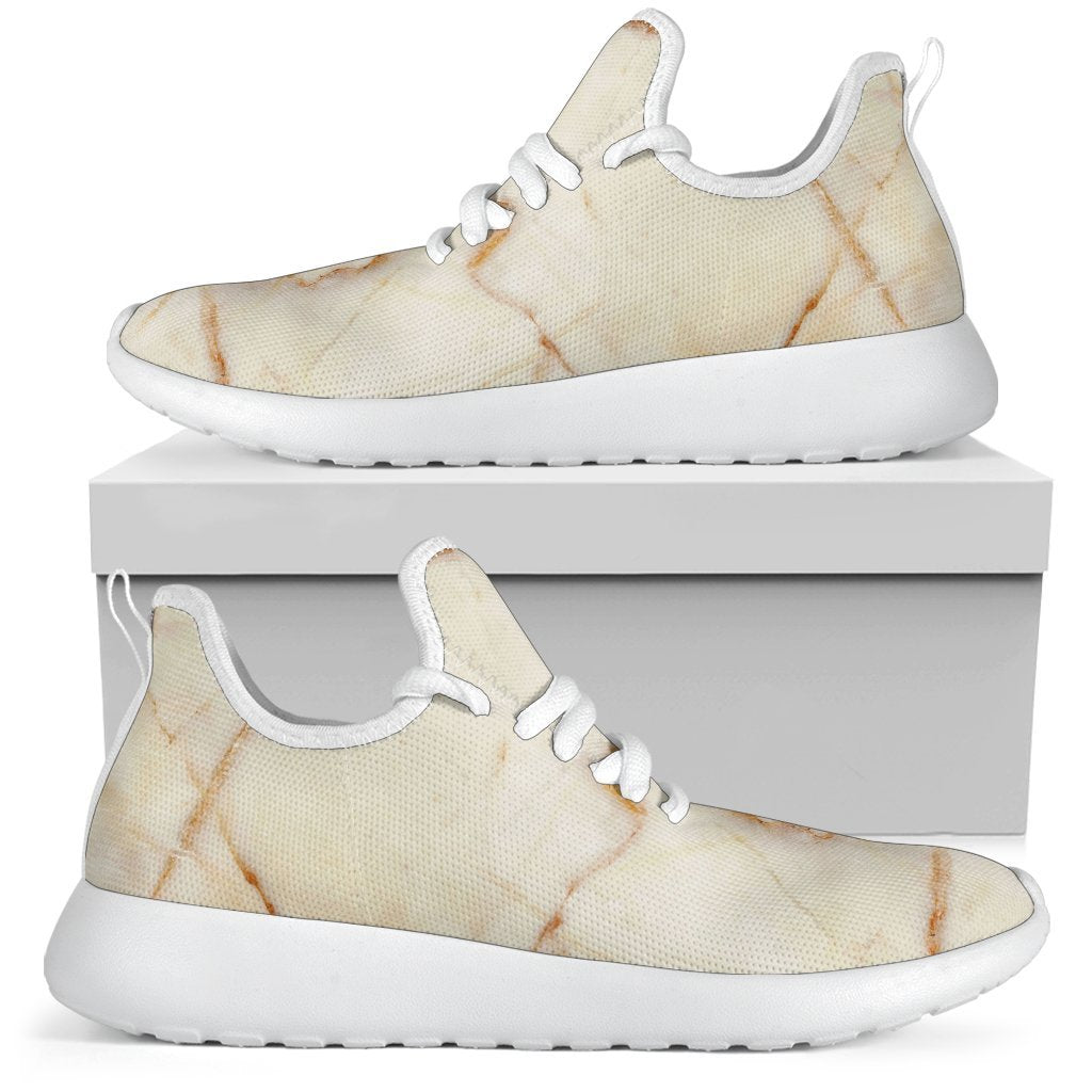 Sugar Brown Marble Print Mesh Knit Shoes GearFrost