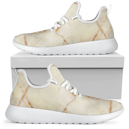 Sugar Brown Marble Print Mesh Knit Shoes GearFrost