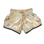 Sugar Brown Marble Print Muay Thai Boxing Shorts