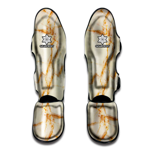 Sugar Brown Marble Print Muay Thai Shin Guard