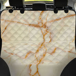 Sugar Brown Marble Print Pet Car Back Seat Cover
