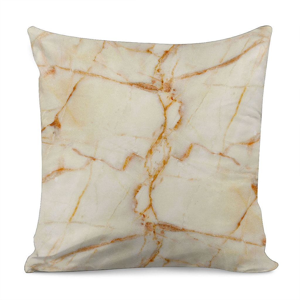 Sugar Brown Marble Print Pillow Cover