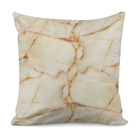 Sugar Brown Marble Print Pillow Cover