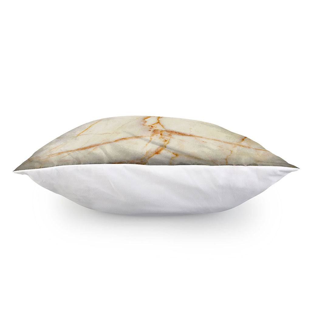 Sugar Brown Marble Print Pillow Cover
