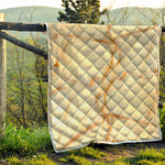 Sugar Brown Marble Print Quilt