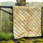 Sugar Brown Marble Print Quilt