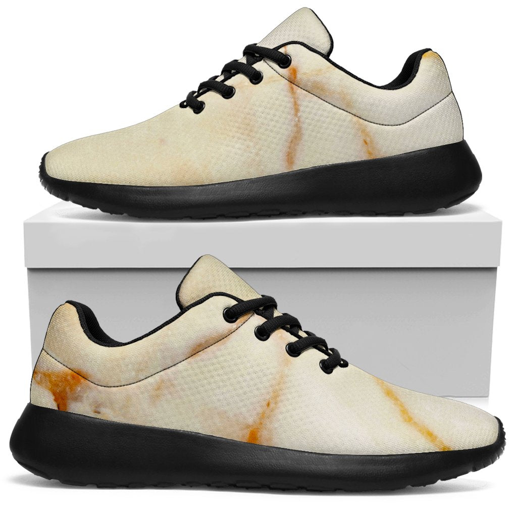 Sugar Brown Marble Print Sport Shoes GearFrost