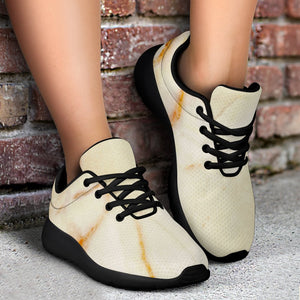 Sugar Brown Marble Print Sport Shoes GearFrost