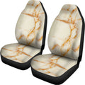 Sugar Brown Marble Print Universal Fit Car Seat Covers