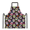 Sugar Skull Pattern Print Apron