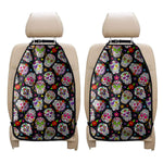 Sugar Skull Pattern Print Car Seat Organizers