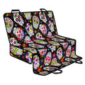 Sugar Skull Pattern Print Pet Car Back Seat Cover