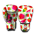 Summer Fruits Watermelon Pattern Print Boxing Gloves