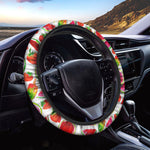 Summer Fruits Watermelon Pattern Print Car Steering Wheel Cover