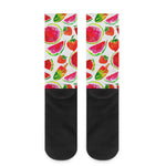 Summer Fruits Watermelon Pattern Print Crew Socks