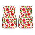 Summer Fruits Watermelon Pattern Print Front Car Floor Mats