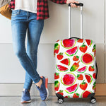 Summer Fruits Watermelon Pattern Print Luggage Cover GearFrost