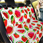 Summer Fruits Watermelon Pattern Print Pet Car Back Seat Cover