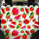 Summer Fruits Watermelon Pattern Print Pet Car Back Seat Cover
