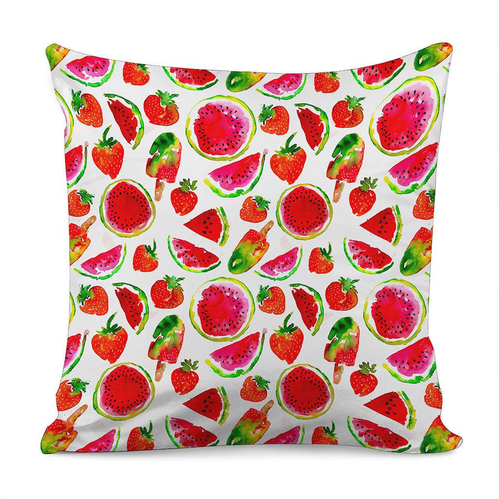 Summer Fruits Watermelon Pattern Print Pillow Cover