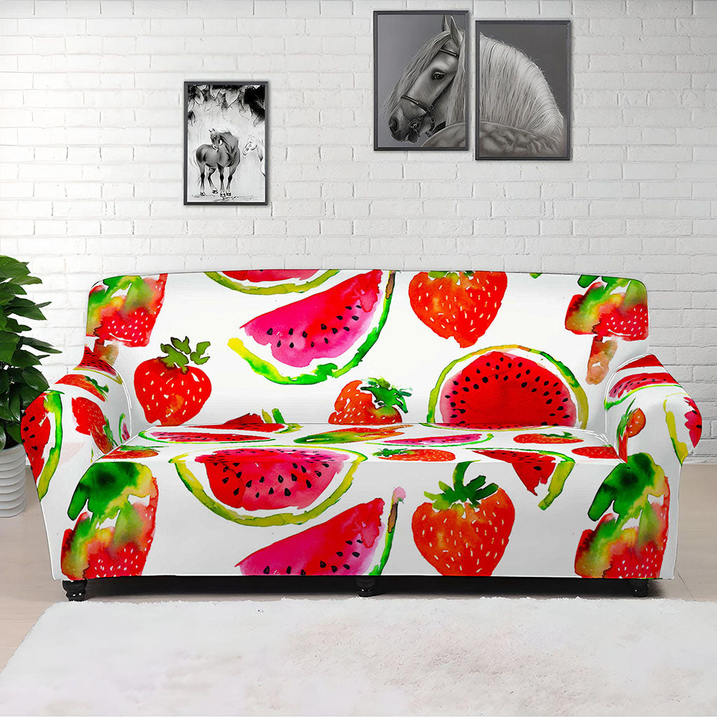 Summer Fruits Watermelon Pattern Print Sofa Cover