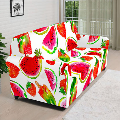 Summer Fruits Watermelon Pattern Print Sofa Cover