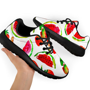 Summer Fruits Watermelon Pattern Print Sport Shoes GearFrost