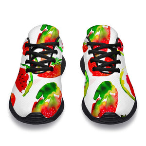 Summer Fruits Watermelon Pattern Print Sport Shoes GearFrost