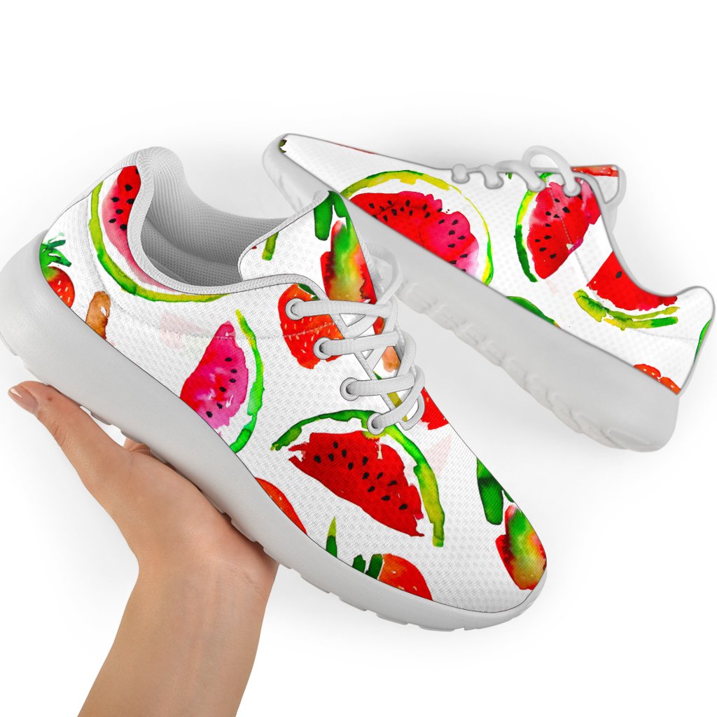 Summer Fruits Watermelon Pattern Print Sport Shoes GearFrost