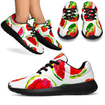 Summer Fruits Watermelon Pattern Print Sport Shoes GearFrost