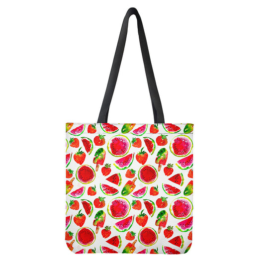 Summer Fruits Watermelon Pattern Print Tote Bag